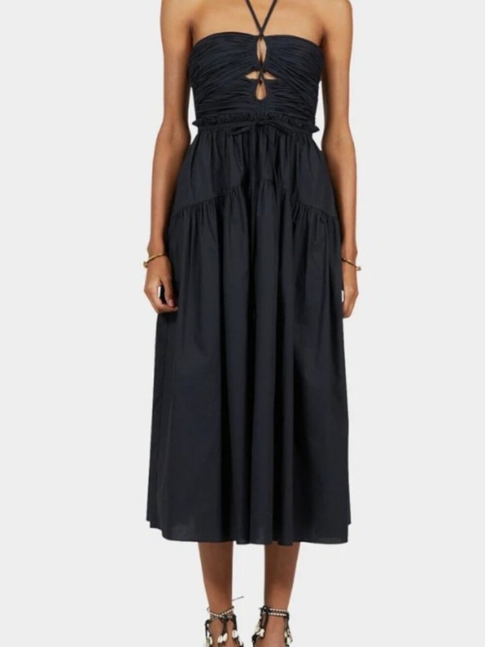 NWT Ulla Johnson Elle Dress in Noir